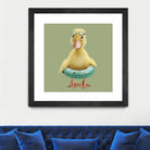 DUCK by JUMALI KATANI on GIANT ART - green digital painting