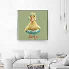 DUCK by JUMALI KATANI on GIANT ART - green digital painting