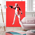 Stormtrooper | Pop Art by William Cuccio on GIANT ART - red digital painting