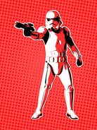 Stormtrooper | Pop Art by William Cuccio on GIANT ART - red digital painting