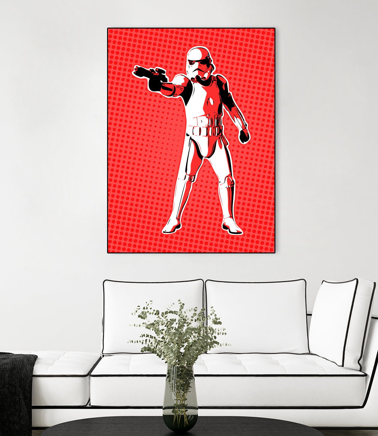 Stormtrooper | Pop Art by William Cuccio on GIANT ART - red digital painting