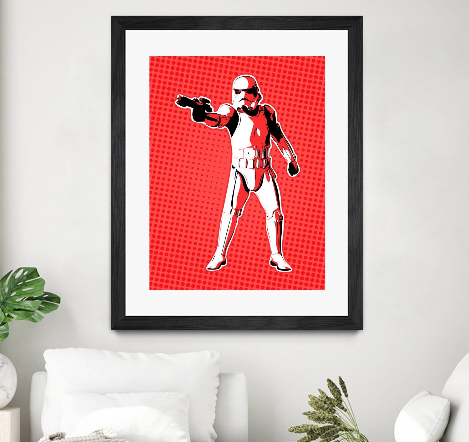 Stormtrooper | Pop Art by William Cuccio on GIANT ART - red digital painting