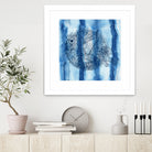 Puffer Fish Shibori by Thomas Fernez on GIANT ART - blue digital drawing