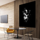 Skull X (bw) by Solti Balázs on GIANT ART - black digital painting