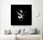 Skull X (bw) by Solti Balázs on GIANT ART - black digital painting