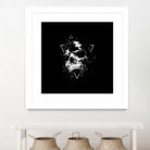 Skull X (bw) by Solti Balázs on GIANT ART - black digital painting