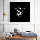 Skull X (bw) by Solti Balázs on GIANT ART - black digital painting