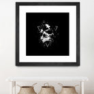 Skull X (bw) by Solti Balázs on GIANT ART - black digital painting