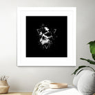 Skull X (bw) by Solti Balázs on GIANT ART - black digital painting