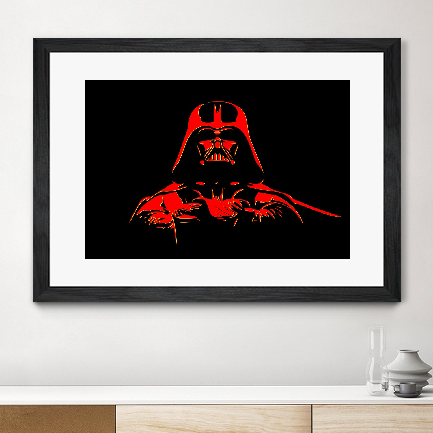 Darth Vader | Pop Art by William Cuccio on GIANT ART - black digital painting