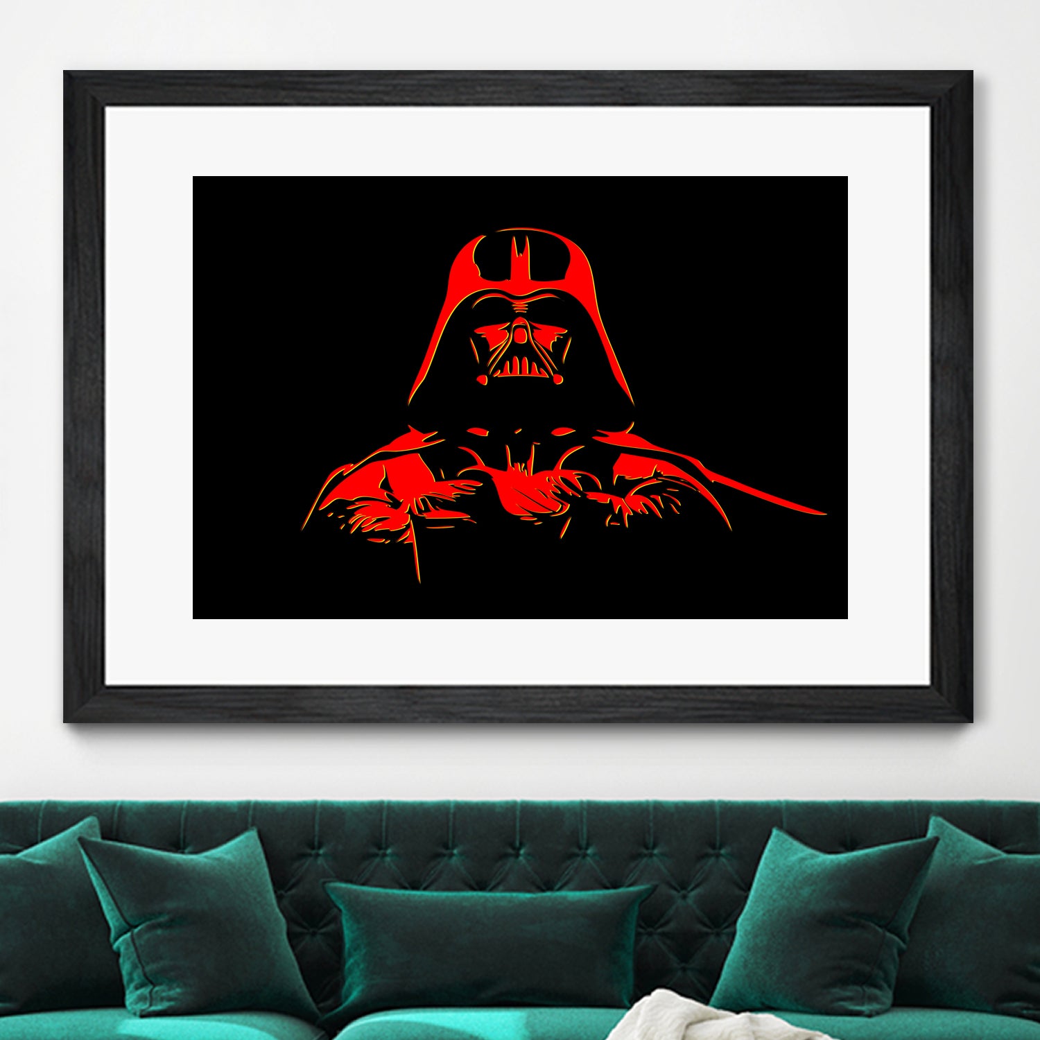 Darth Vader | Pop Art by William Cuccio on GIANT ART - black digital painting