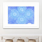 Blue ripples, four loci by Victor Fitzsimons on GIANT ART - blue mixed media