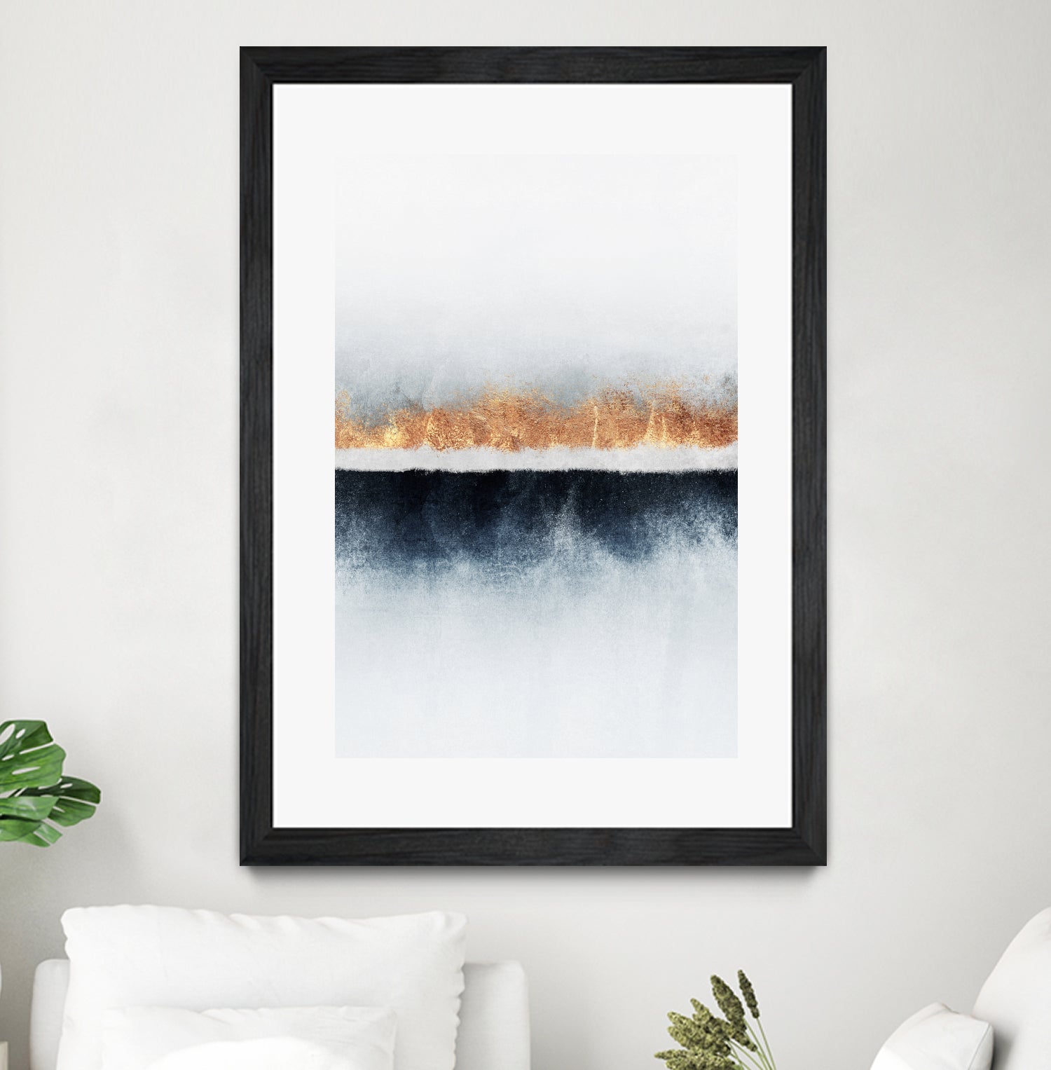 Horizon by Elisabeth Fredriksson on GIANT ART - white mixed media