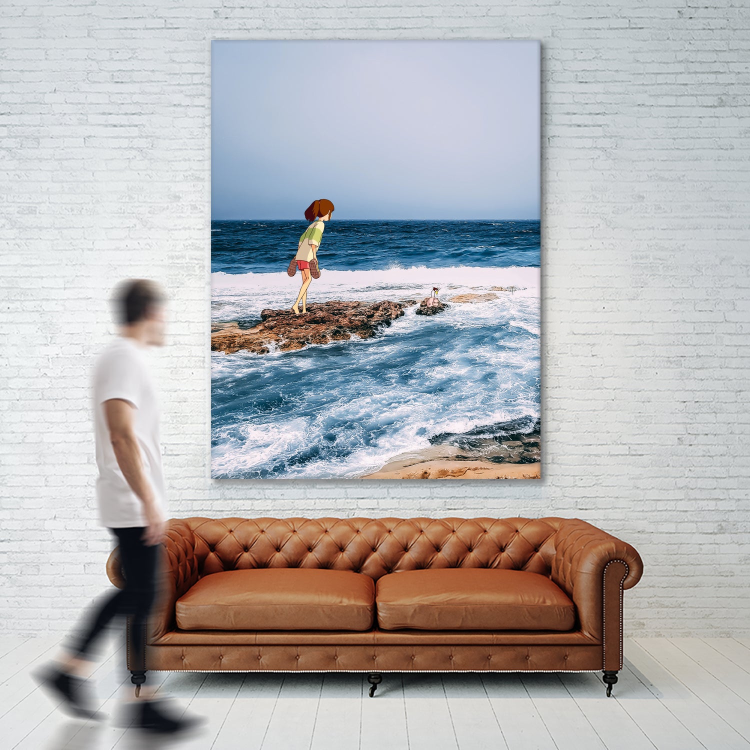 Crisp Salt Air by David Kostap on GIANT ART - blue photo manipulation