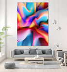 Paint Colorful Splash by Danny Jardim on GIANT ART - yellow digital painting