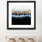 Golden Horizon by Elisabeth Fredriksson on GIANT ART - blue mixed media