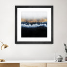 Golden Horizon by Elisabeth Fredriksson on GIANT ART - blue mixed media