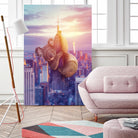 dépaysement by Soaring Anchor on GIANT ART - fuchsia photo manipulation