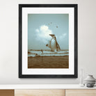 surf's up II by Soaring Anchor on GIANT ART - gray photo manipulation