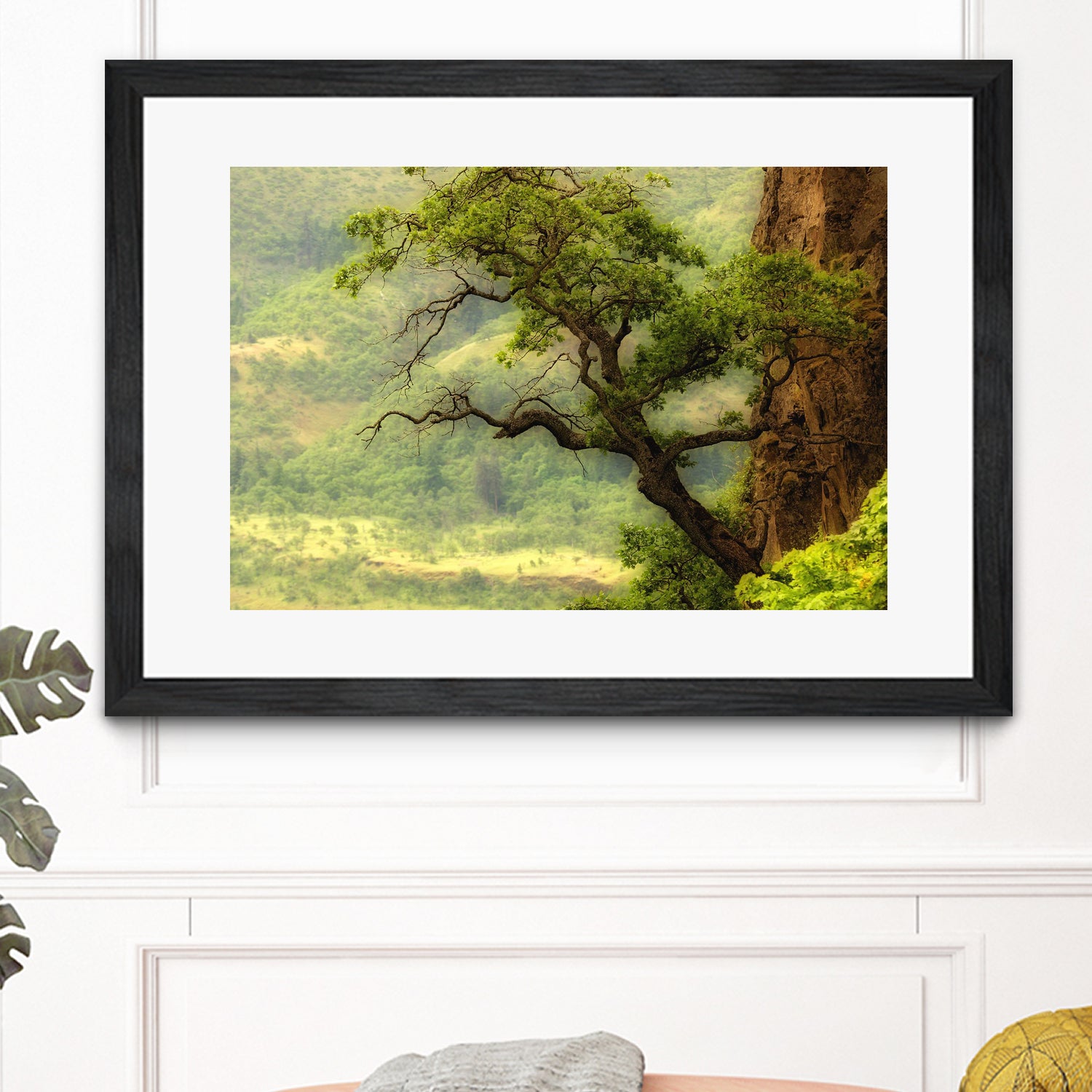 Nature mountain sunrise landscape tree by Retno Asih Mustakimah on GIANT ART - green photo manipulation