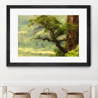 Nature mountain sunrise landscape tree by Retno Asih Mustakimah on GIANT ART - green photo manipulation