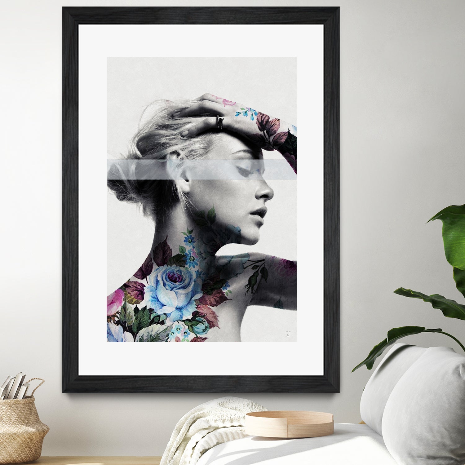 Flower beauty u02 by Menelaos Trompoukis on GIANT ART - white digital painting