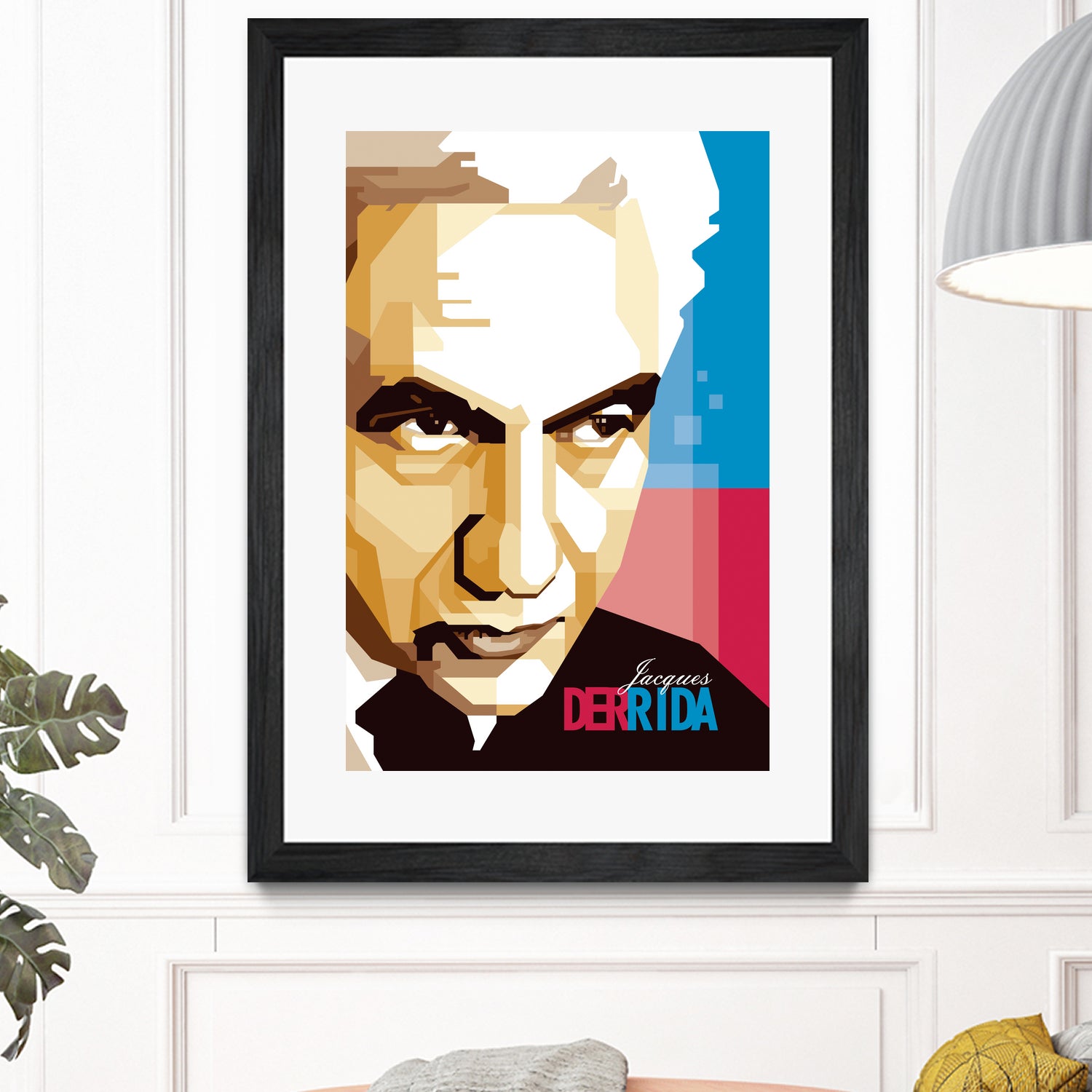 Jacques Derrida by Ahmad Taufiq on GIANT ART - brown digital drawing