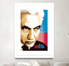 Jacques Derrida by Ahmad Taufiq on GIANT ART - brown digital drawing