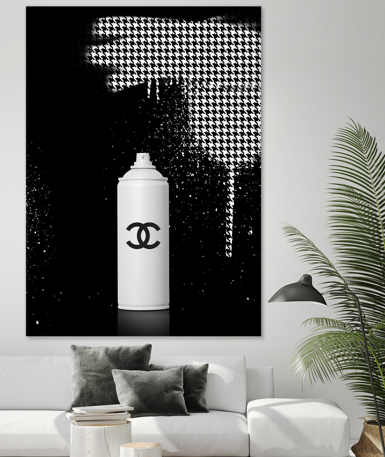 Chanel Spray Paint by Alexandre Venancio on GIANT ART - black digital painting