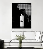 Chanel Spray Paint by Alexandre Venancio on GIANT ART - black digital painting