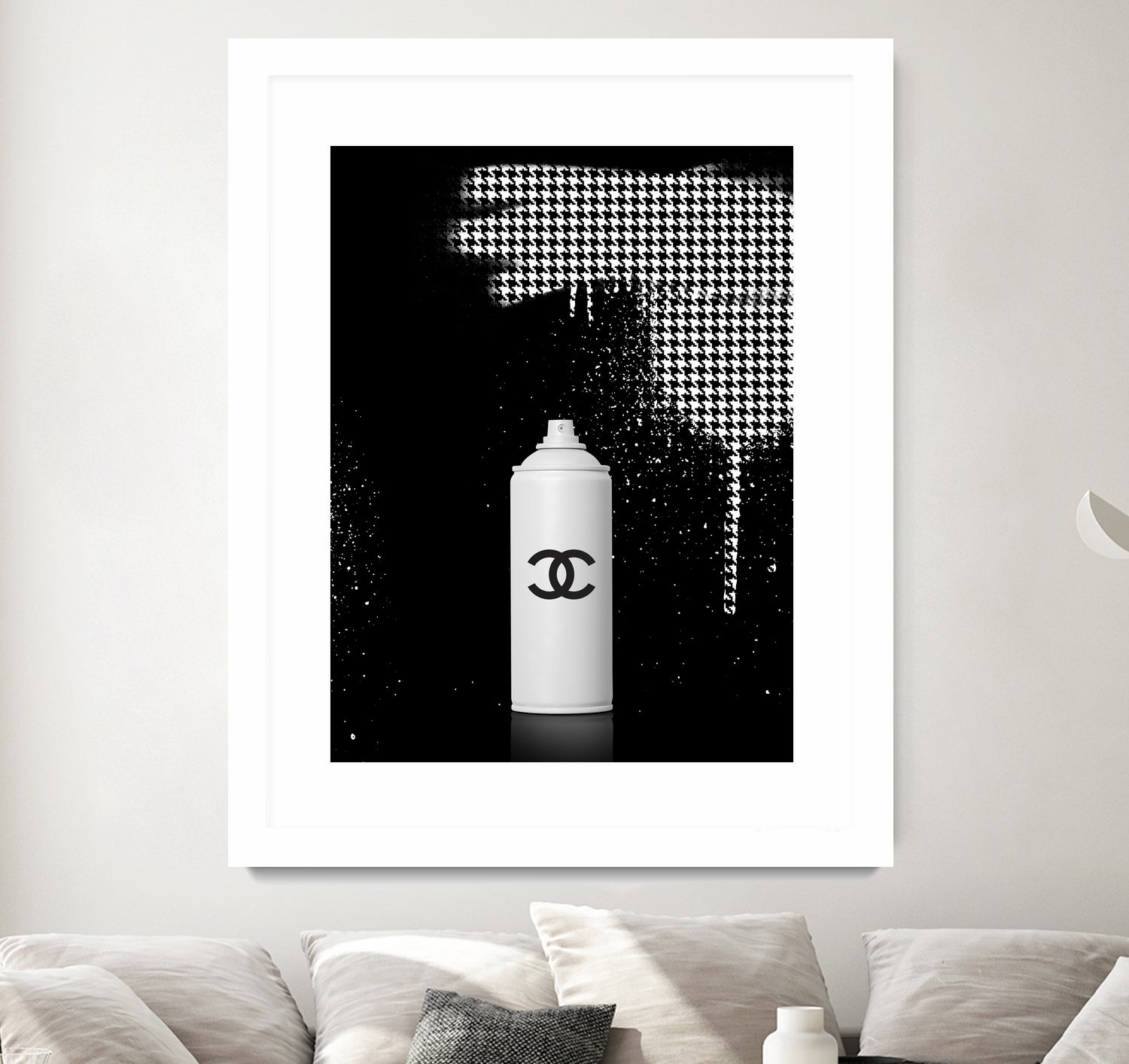 Chanel Spray Paint by Alexandre Venancio on GIANT ART - black digital painting