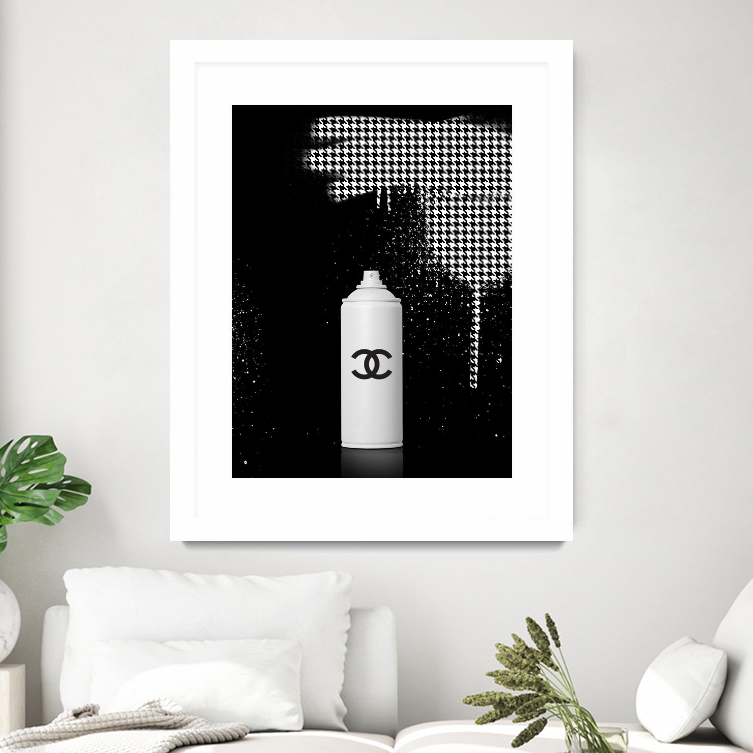 Chanel Spray Paint by Alexandre Venancio on GIANT ART - black digital painting