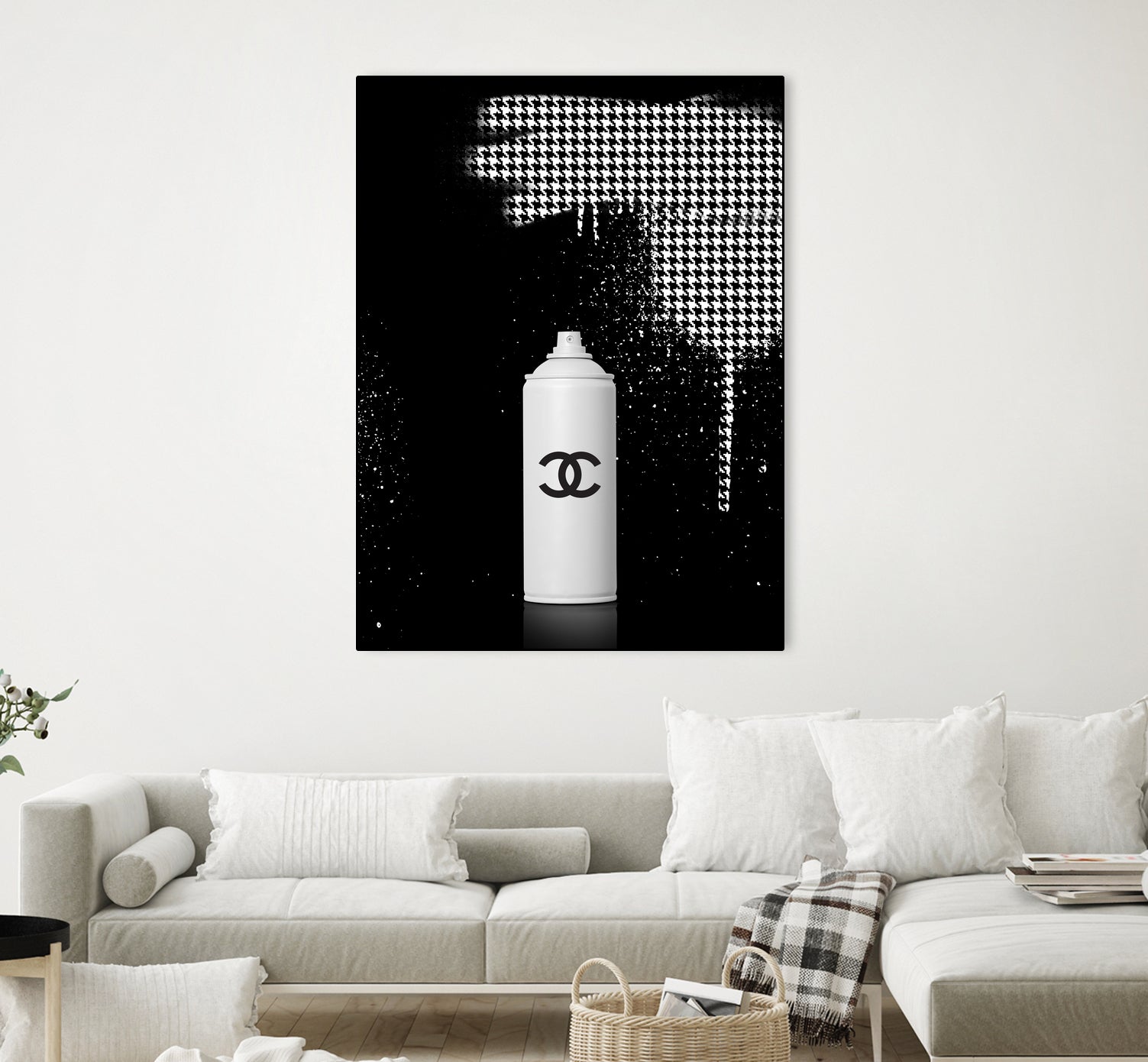 Chanel Spray Paint by Alexandre Venancio on GIANT ART - black digital painting