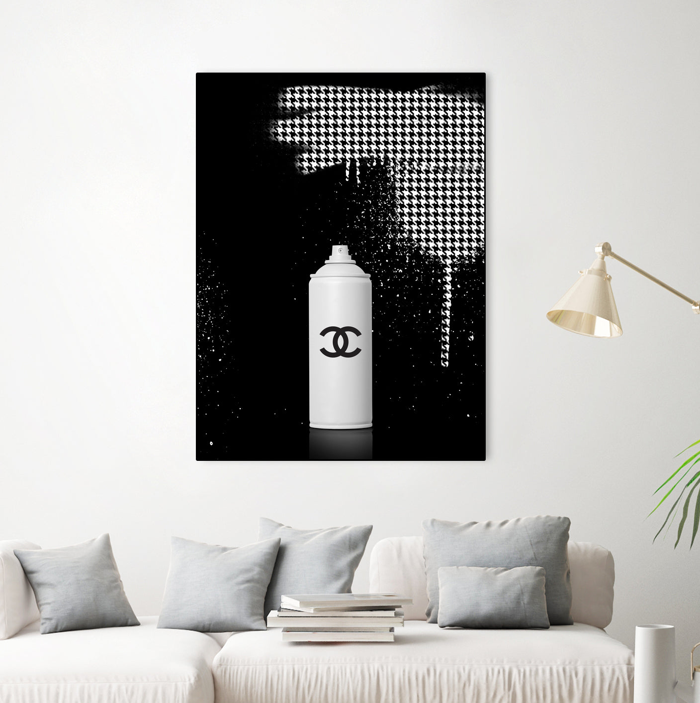 Chanel Spray Paint by Alexandre Venancio on GIANT ART - black digital painting