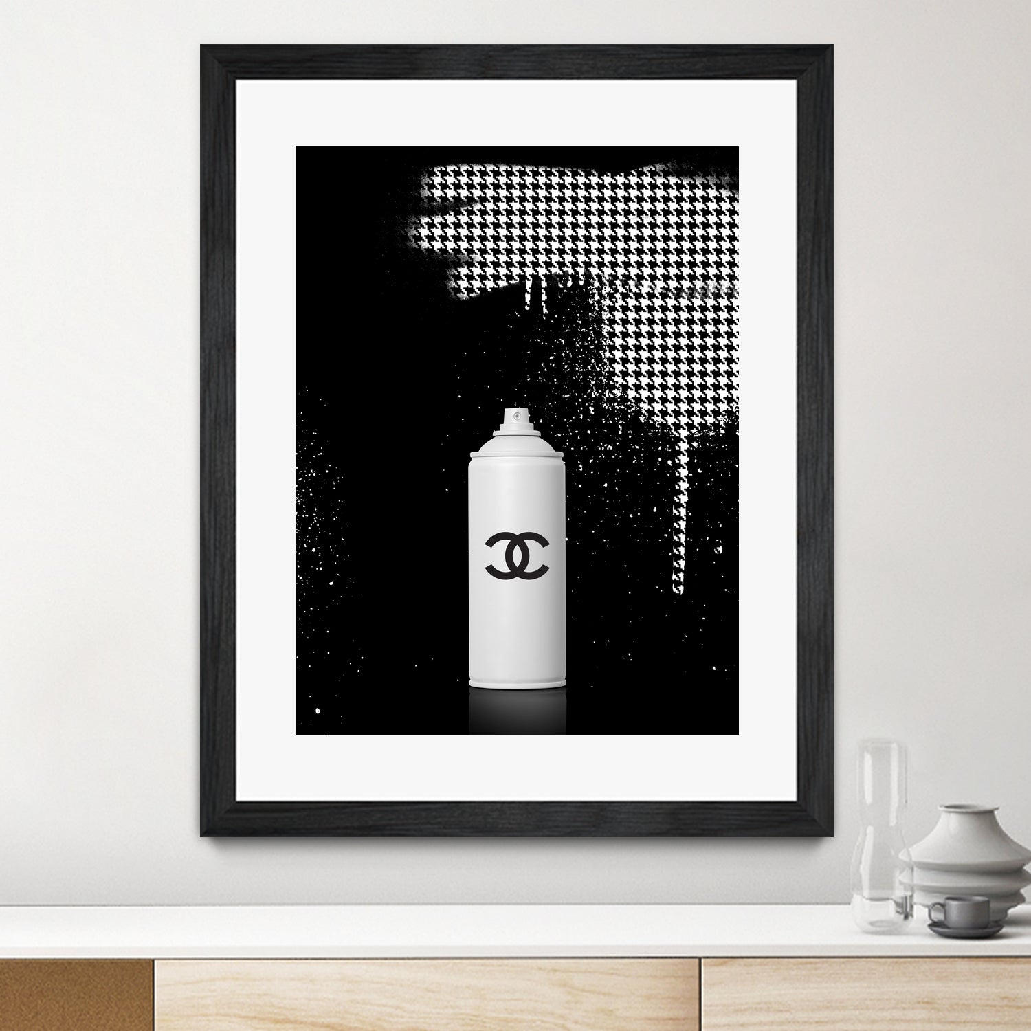 Chanel Spray Paint by Alexandre Venancio on GIANT ART - black digital painting