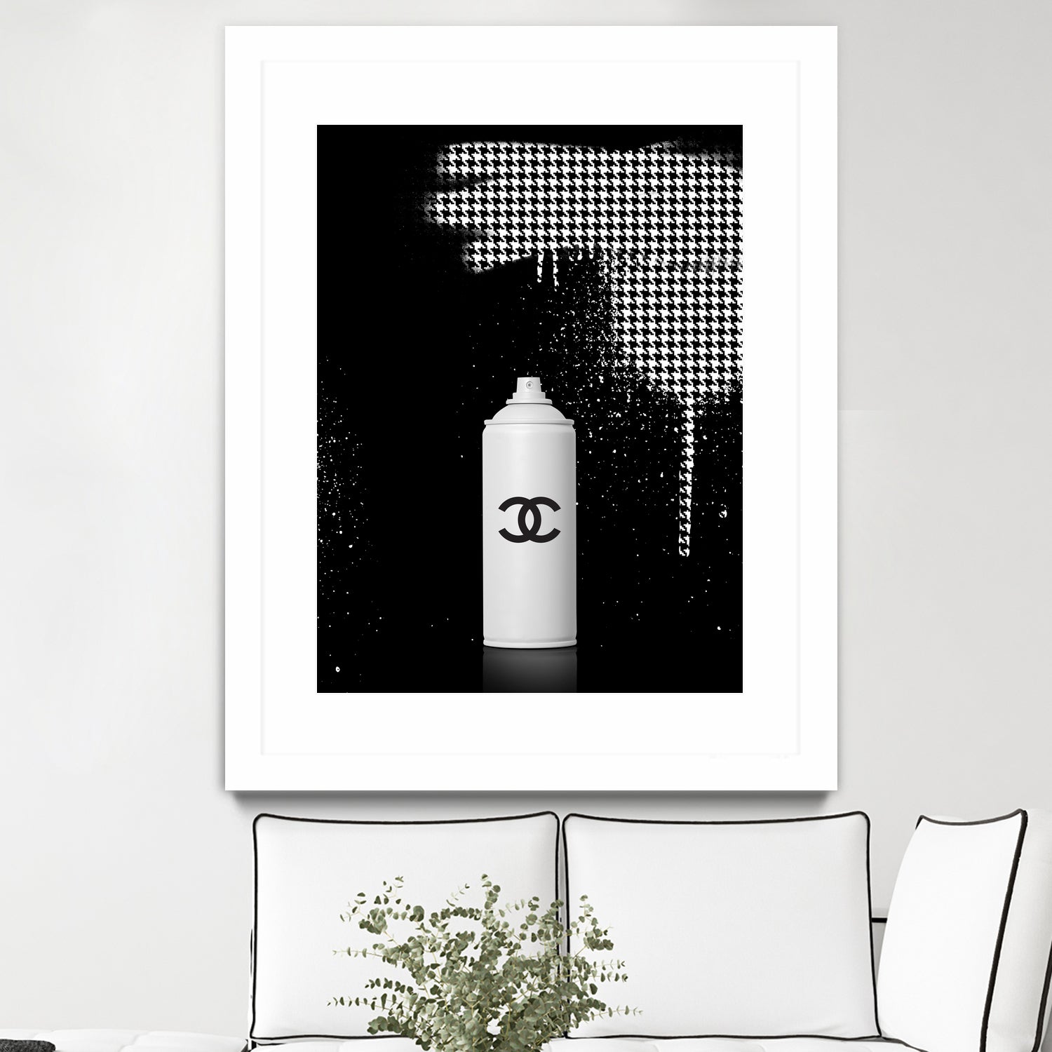 Chanel Spray Paint by Alexandre Venancio on GIANT ART - black digital painting