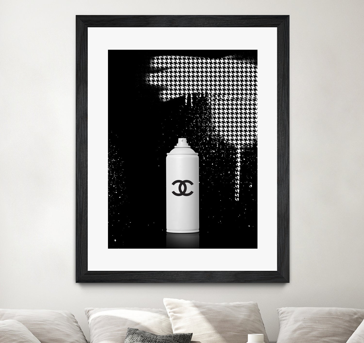 Chanel Spray Paint by Alexandre Venancio on GIANT ART - black digital painting