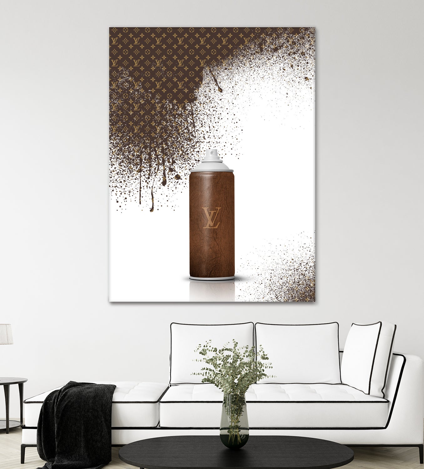 Louis Vuitton Spray Paint by Alexandre Venancio on GIANT ART - black digital painting