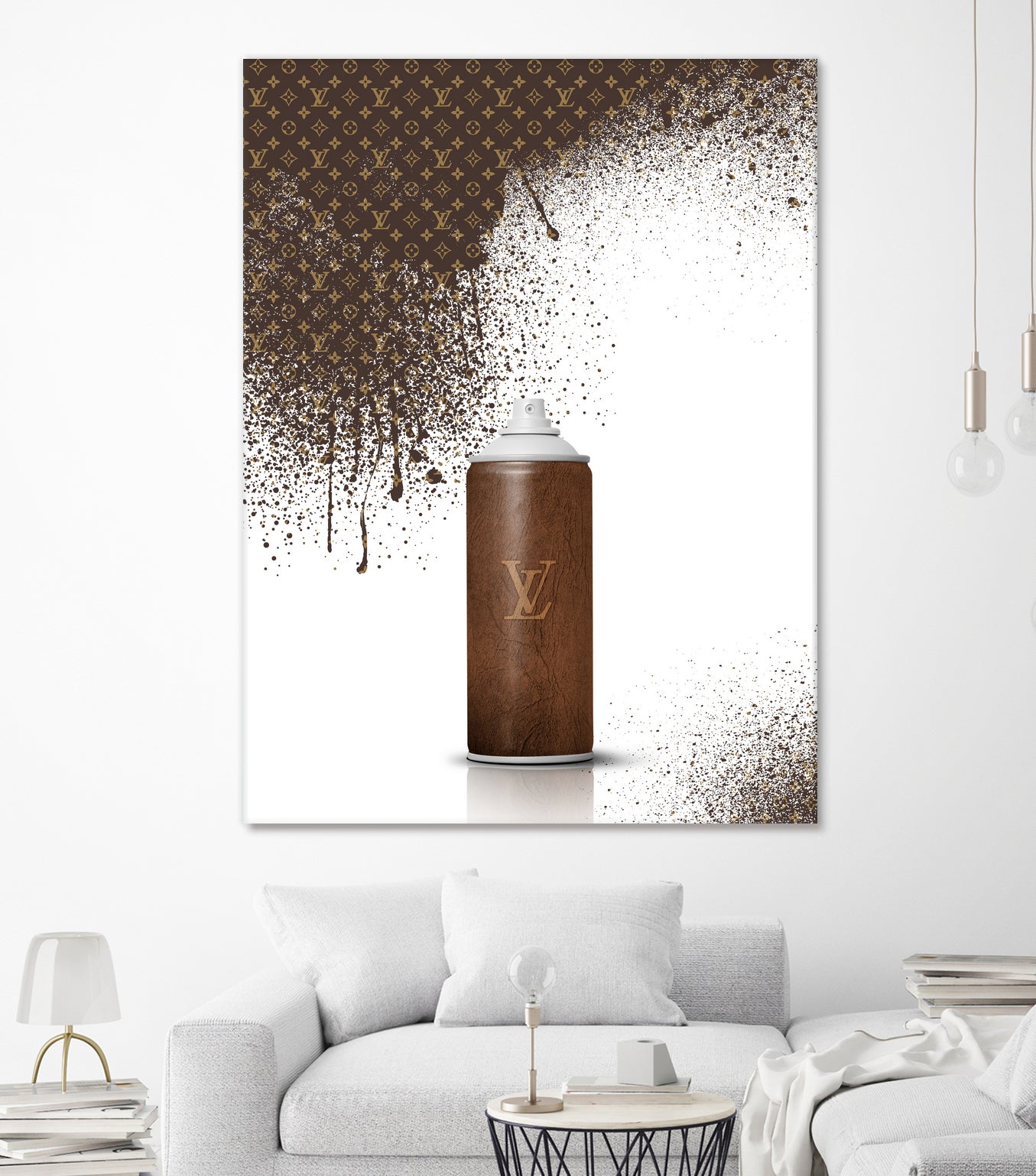 Louis Vuitton Spray Paint by Alexandre Venancio on GIANT ART - black digital painting