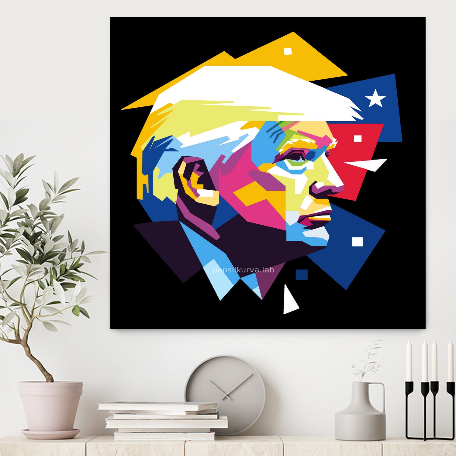 We Call him "Trump" by Robby Fathur on GIANT ART - white photo illustration