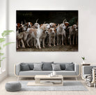 dog herd canine animal pet hounds by Retno Asih Mustakimah on GIANT ART - brown photo manipulation