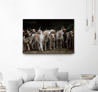 dog herd canine animal pet hounds by Retno Asih Mustakimah on GIANT ART - brown photo manipulation