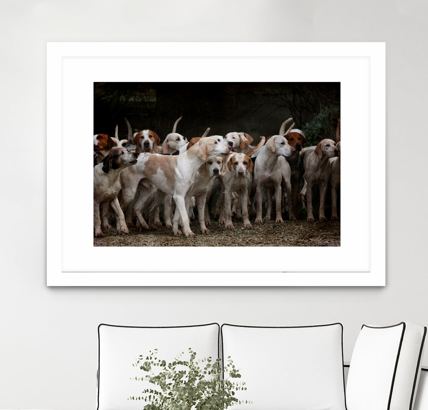 dog herd canine animal pet hounds by Retno Asih Mustakimah on GIANT ART - brown photo manipulation