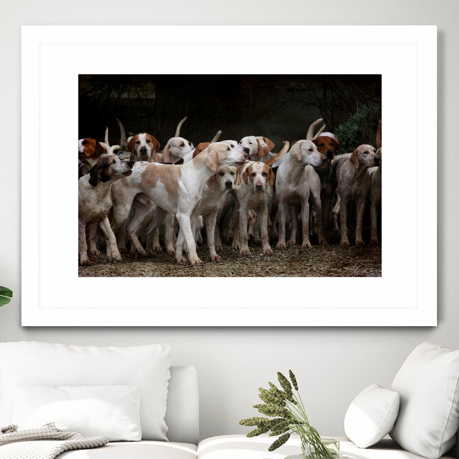 dog herd canine animal pet hounds by Retno Asih Mustakimah on GIANT ART - brown photo manipulation