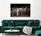 dog herd canine animal pet hounds by Retno Asih Mustakimah on GIANT ART - brown photo manipulation