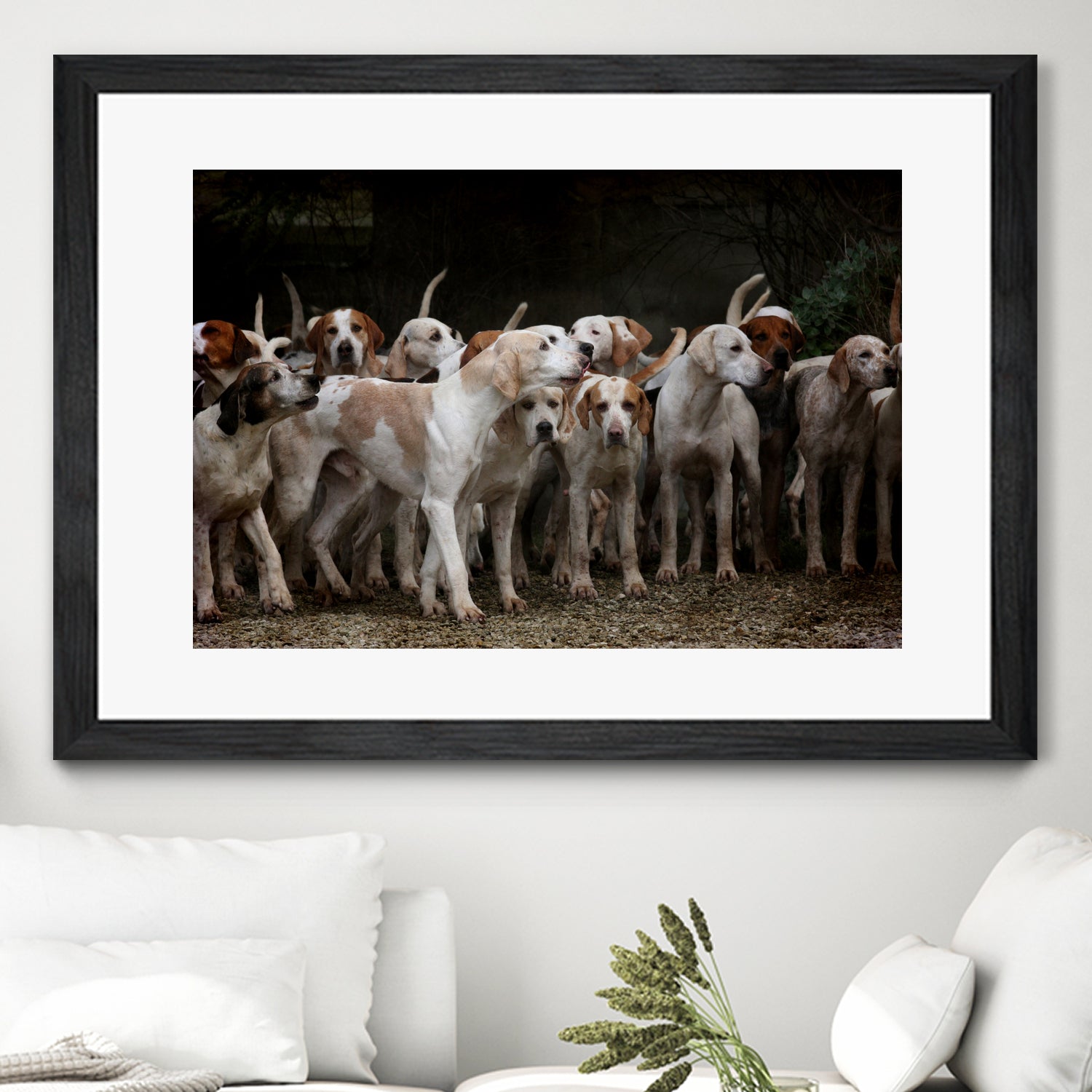 dog herd canine animal pet hounds by Retno Asih Mustakimah on GIANT ART - brown photo manipulation