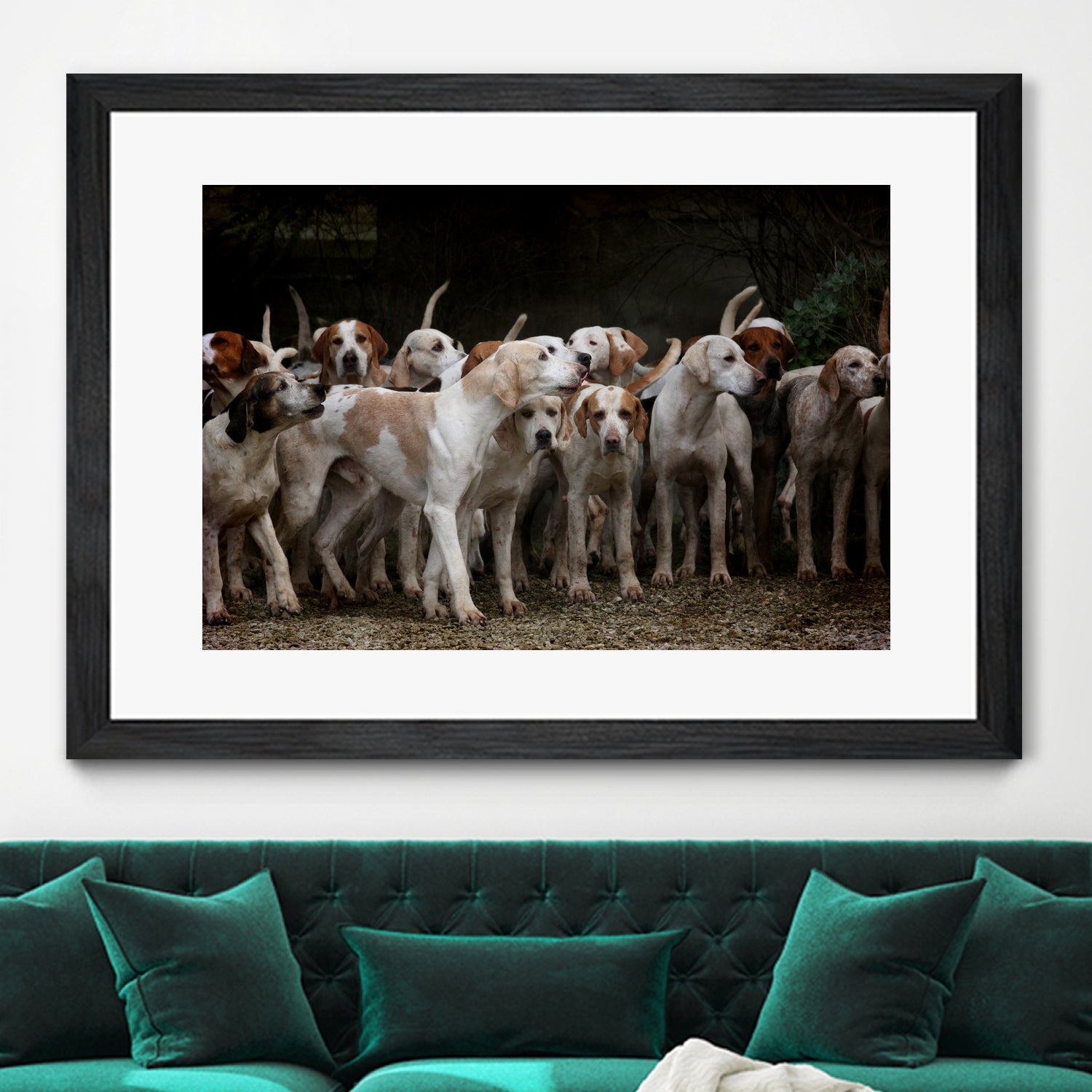 dog herd canine animal pet hounds by Retno Asih Mustakimah on GIANT ART - brown photo manipulation