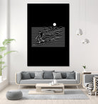 Surf Line by Afif Quilimo on GIANT ART - black digital painting