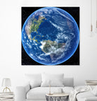 Planet Earth by Tenyo Marchev on GIANT ART - black 3d art