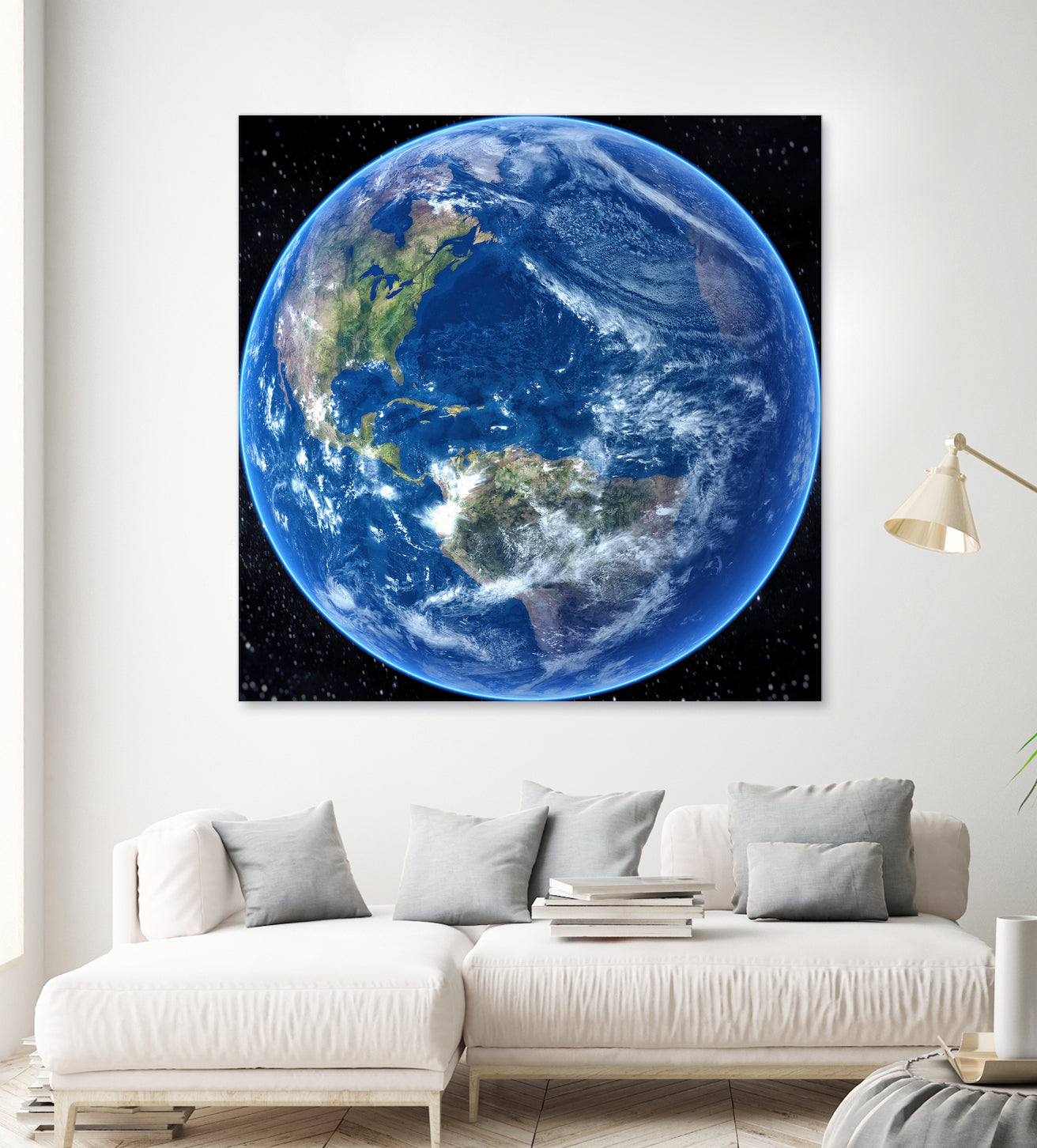 Planet Earth by Tenyo Marchev on GIANT ART - black 3d art